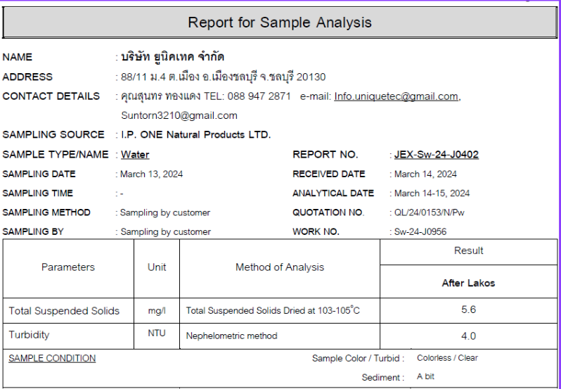 I.P. Natural One
